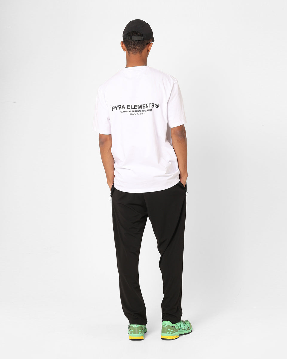 Pyra Marker Logo T-Shirt White/Black – PYRA ELEMENTS