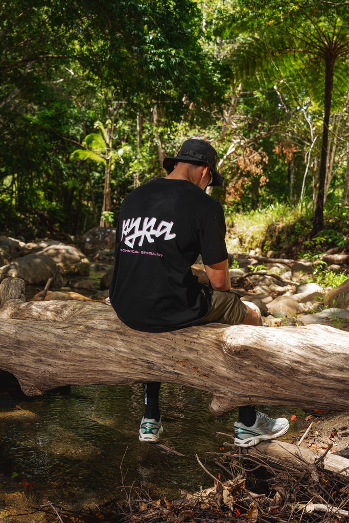 INCA LOGO TEE - BLACK