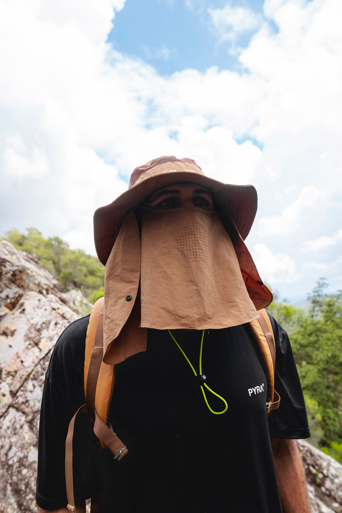 PYRA x ELLIKER Packable Bucket Hat - Neck & Face Cover