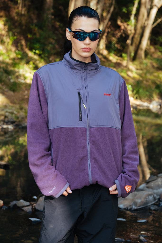 POLARTEC ZIP JACKET - PURPLE