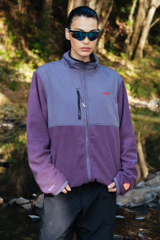 POLARTEC ZIP JACKET - PURPLE