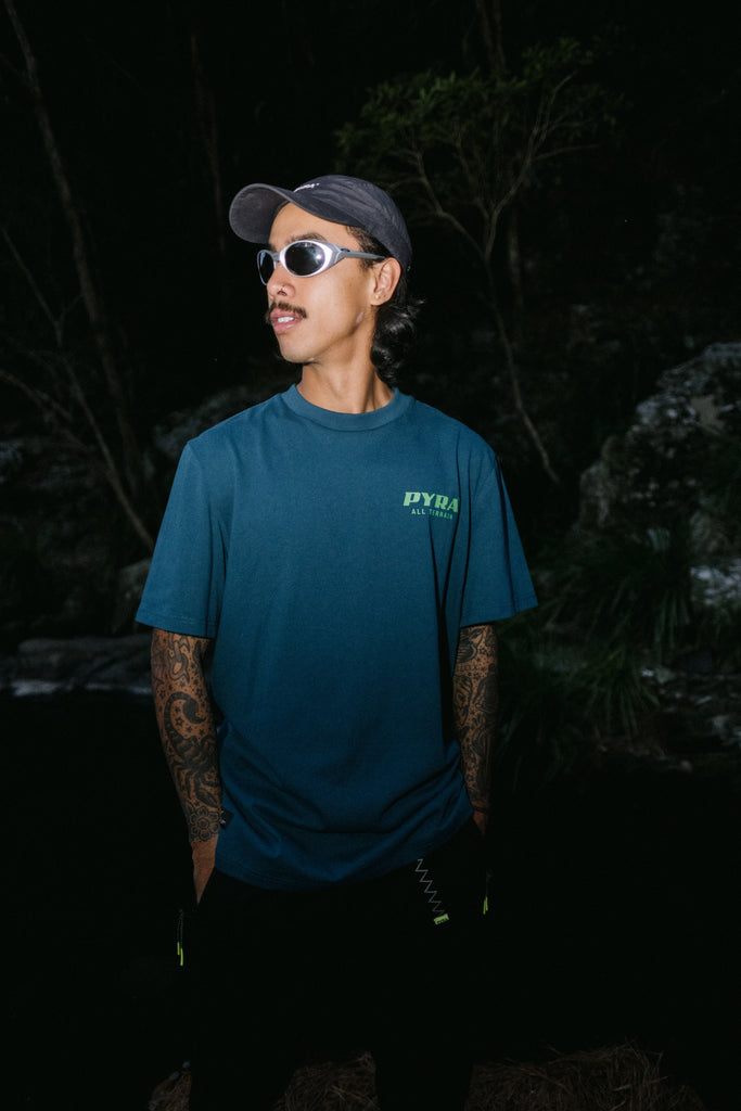 ALL TERRAIN TEE - TEAL