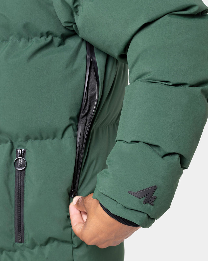 PADDED PUFFA JACKET GREEN