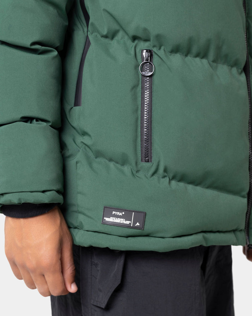 PADDED PUFFA JACKET GREEN