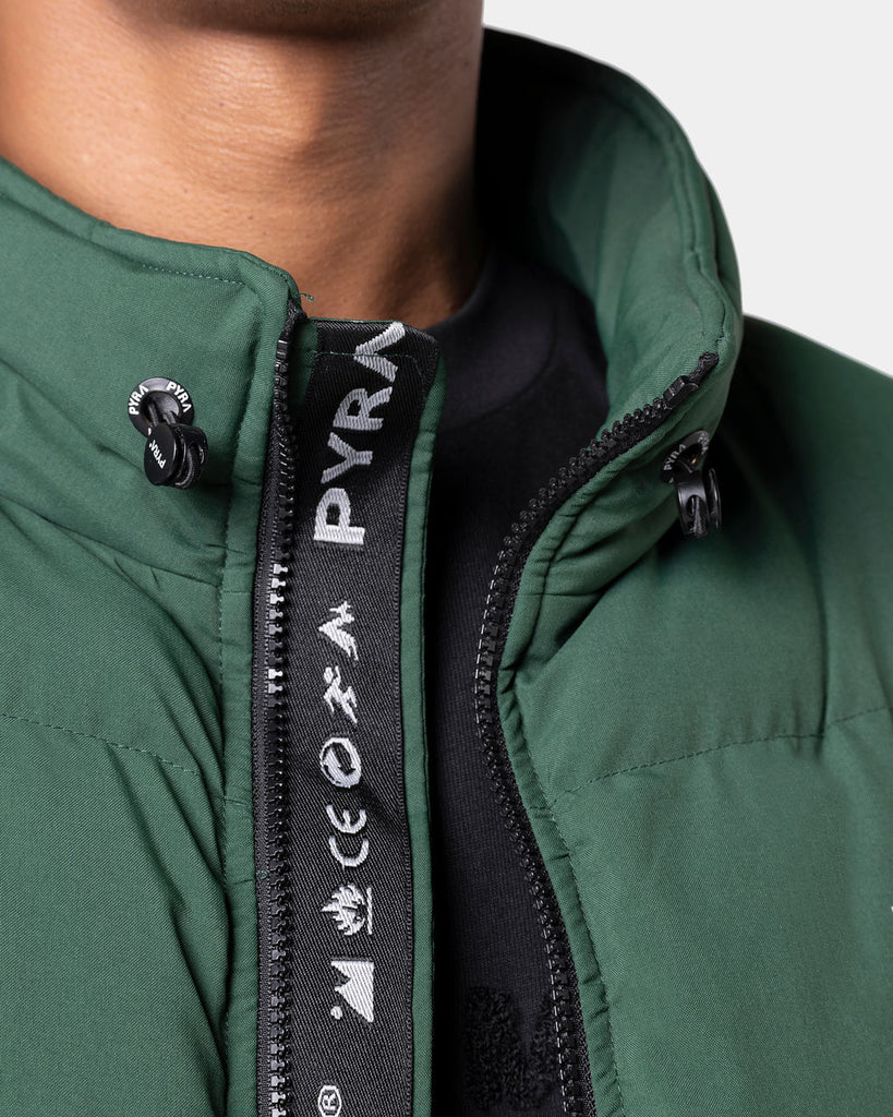 PADDED PUFFA JACKET GREEN