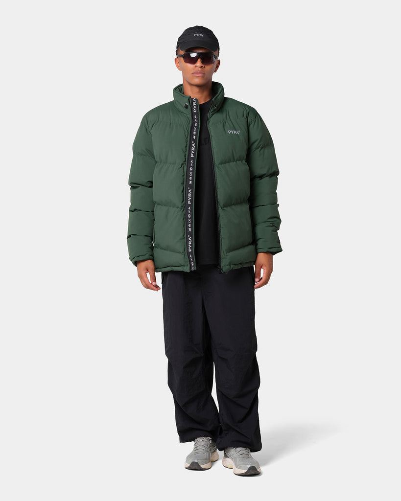 PADDED PUFFA JACKET GREEN