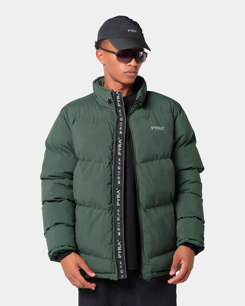 PADDED PUFFA JACKET GREEN