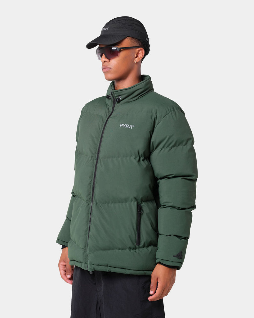 PADDED PUFFA JACKET GREEN