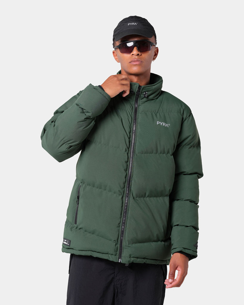 PADDED PUFFA JACKET GREEN