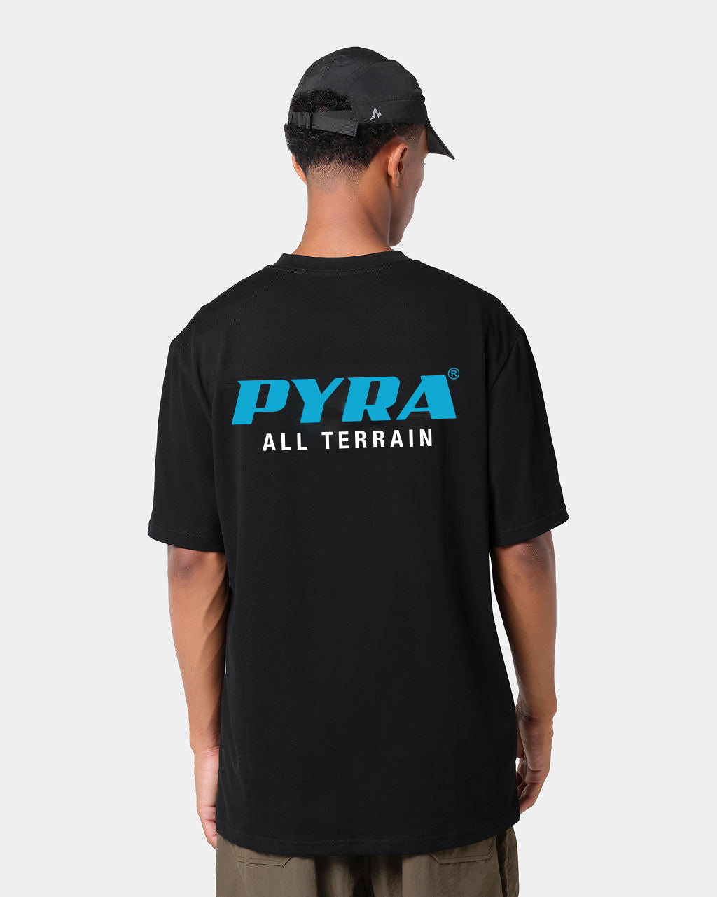 ALL TERRAIN TEE - BLACK / TEAL