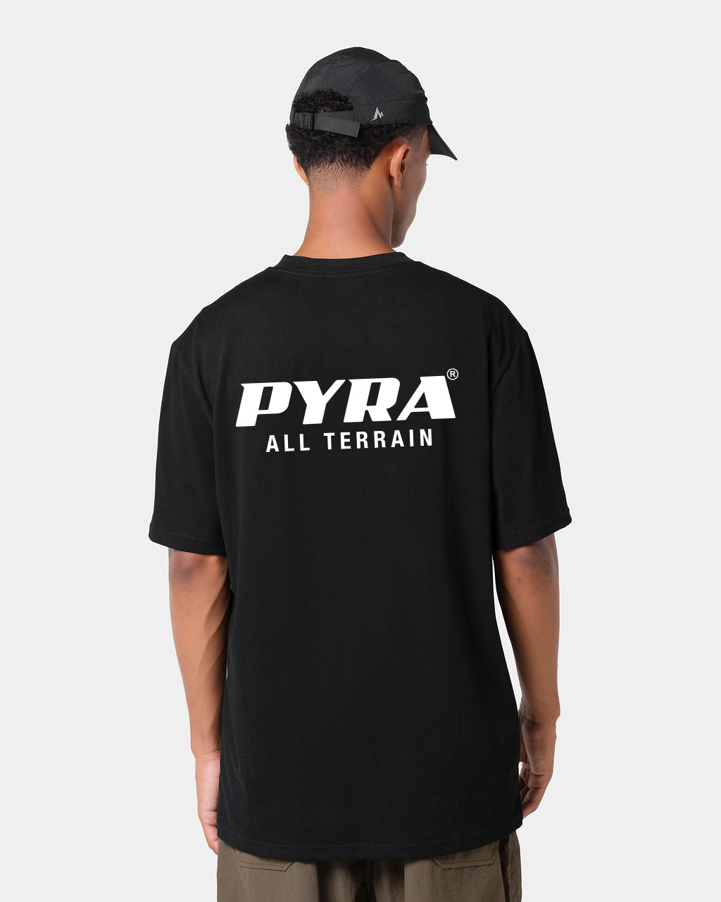 ALL TERRAIN TEE - BLACK / WHITE