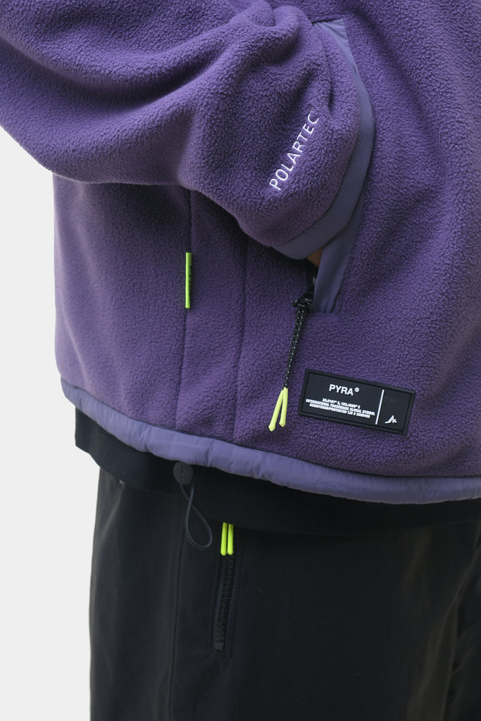 POLARTEC ZIP JACKET - PURPLE