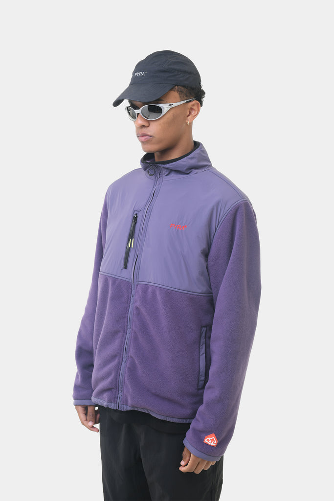 POLARTEC ZIP JACKET - PURPLE