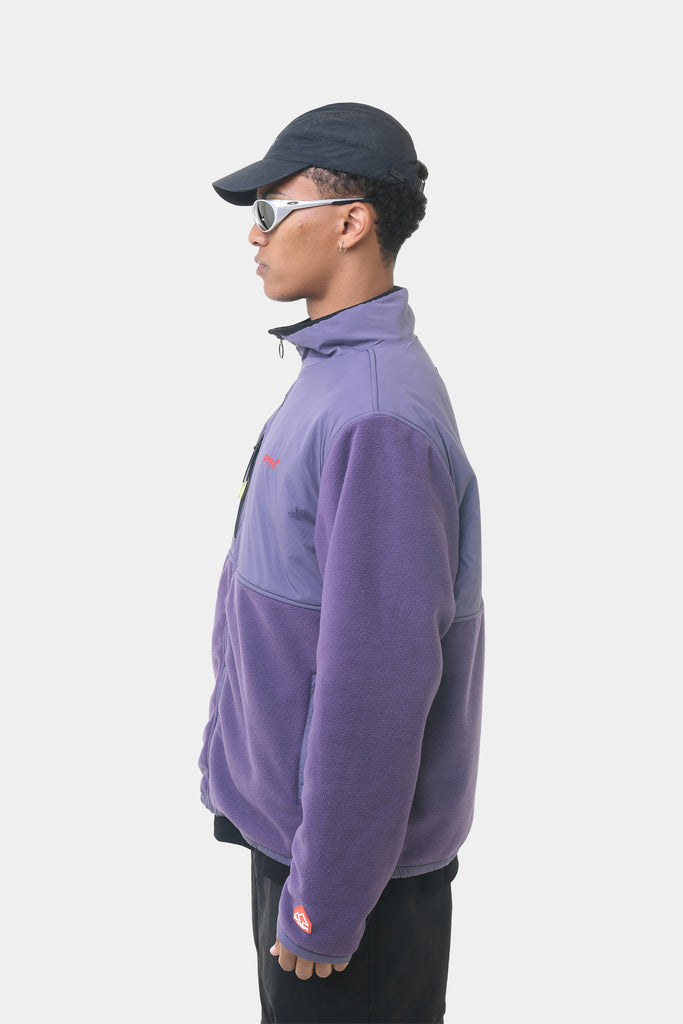 POLARTEC ZIP JACKET - PURPLE