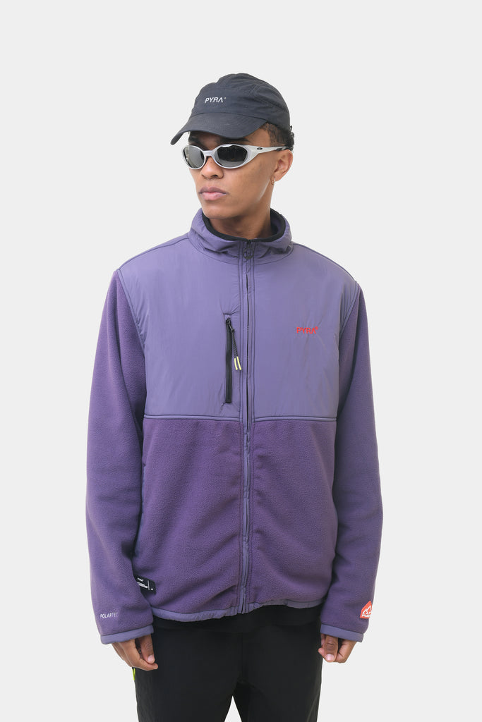 POLARTEC ZIP JACKET - PURPLE