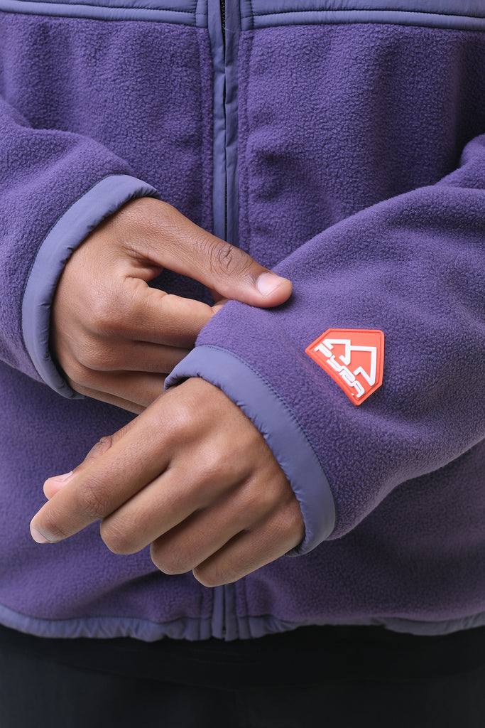 POLARTEC ZIP JACKET - PURPLE