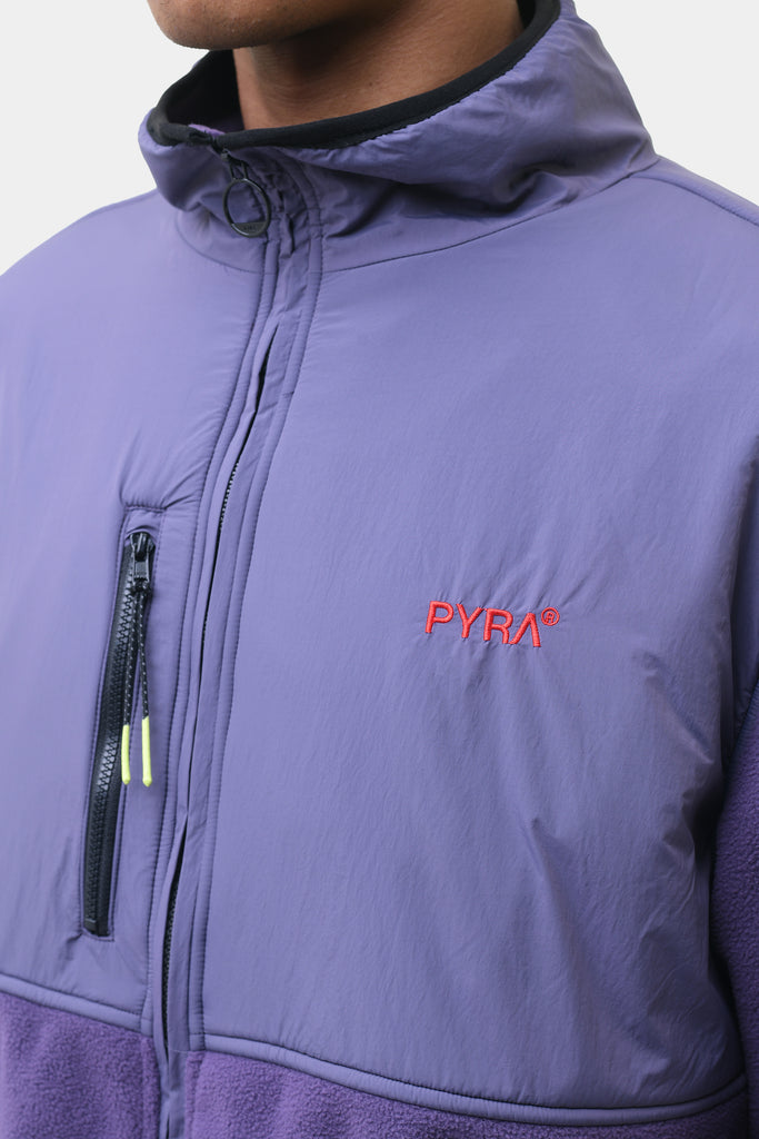 POLARTEC ZIP JACKET - PURPLE