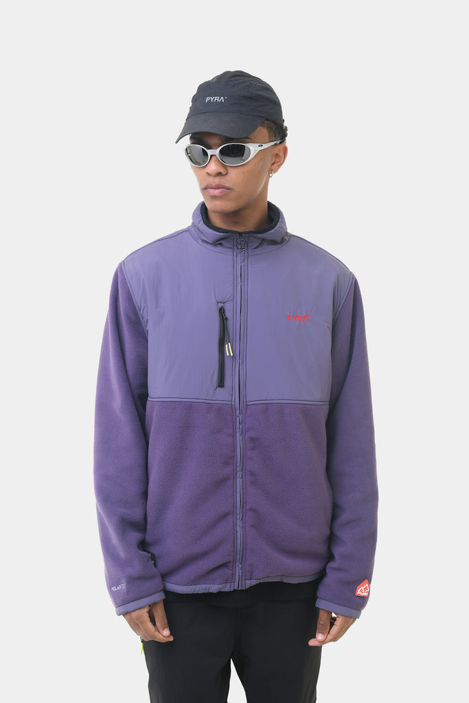 POLARTEC ZIP JACKET - PURPLE