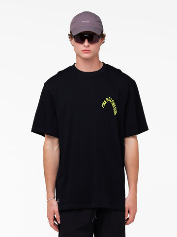 DIVOTS TEE BLACK / VOLT