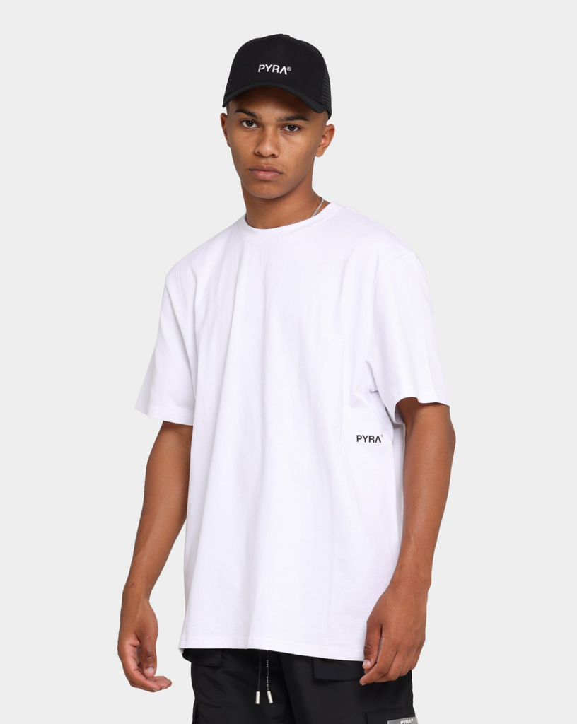 PYRA Micro Logo T-Shirt White/Black