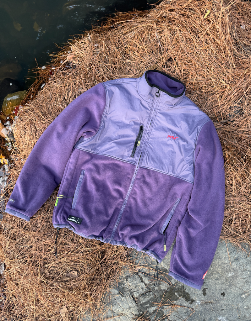 POLARTEC ZIP JACKET - PURPLE