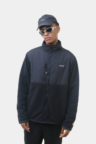 POLARTEC ZIP JACKET - BLACK