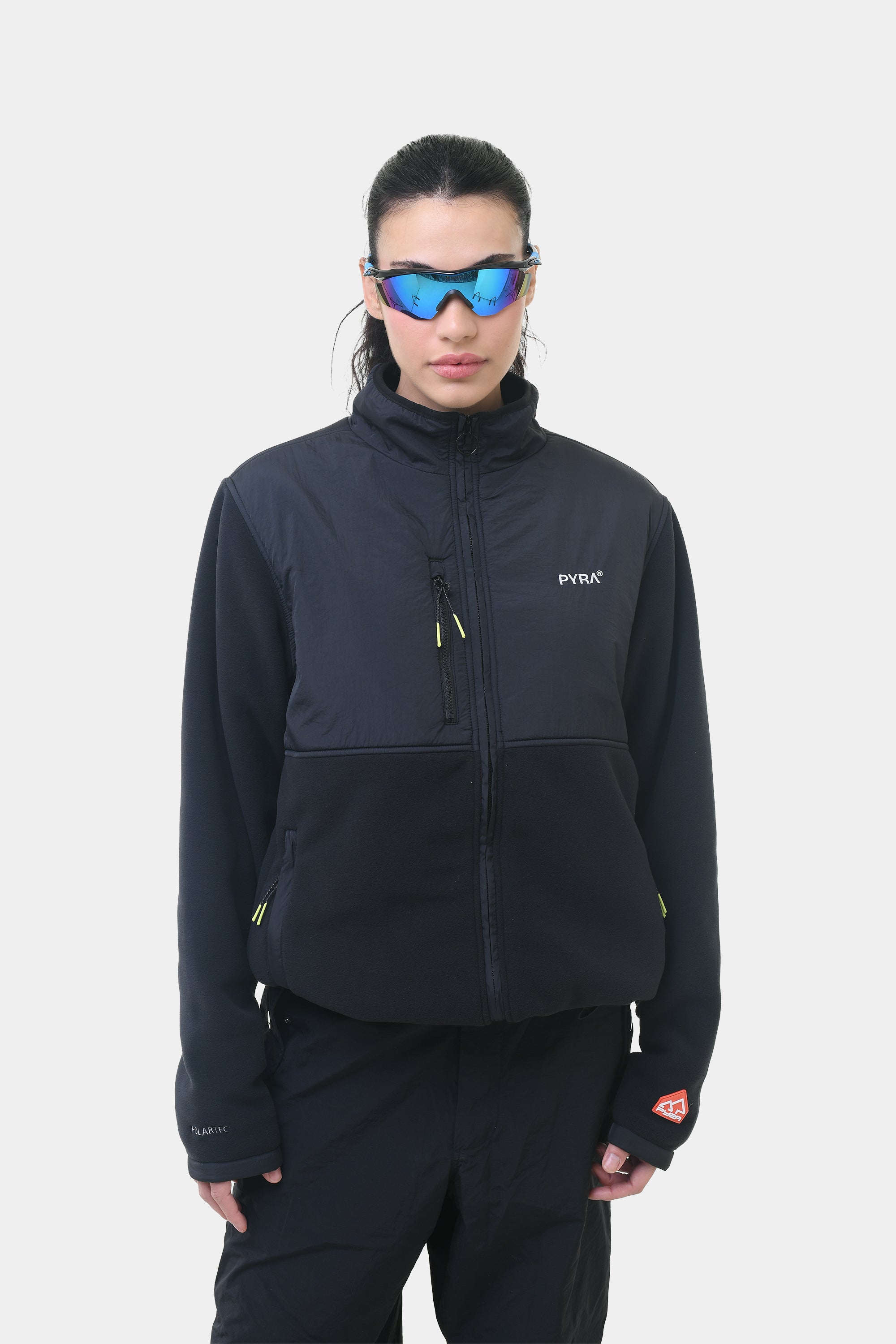 POLARTEC ZIP JACKET - BLACK