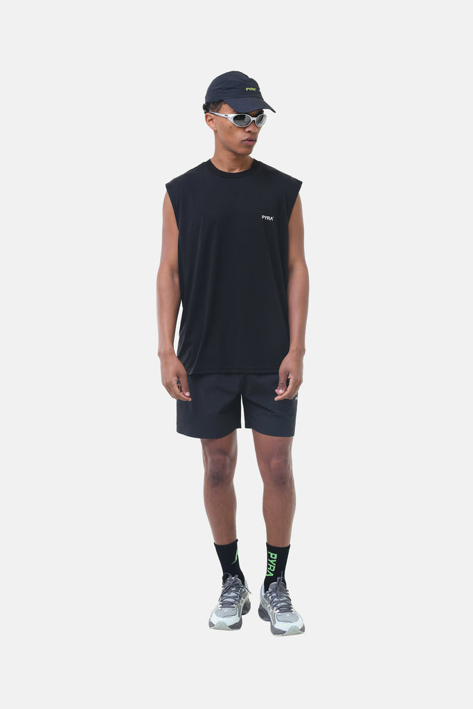 NERO OVERSIZED TANK- BLACK