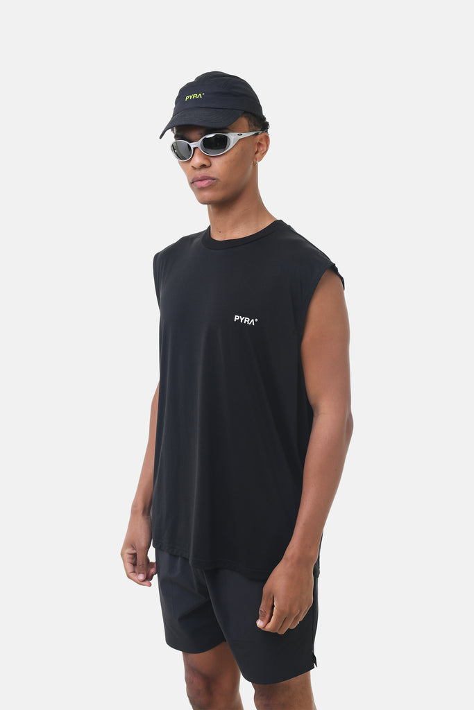 NERO OVERSIZED TANK- BLACK