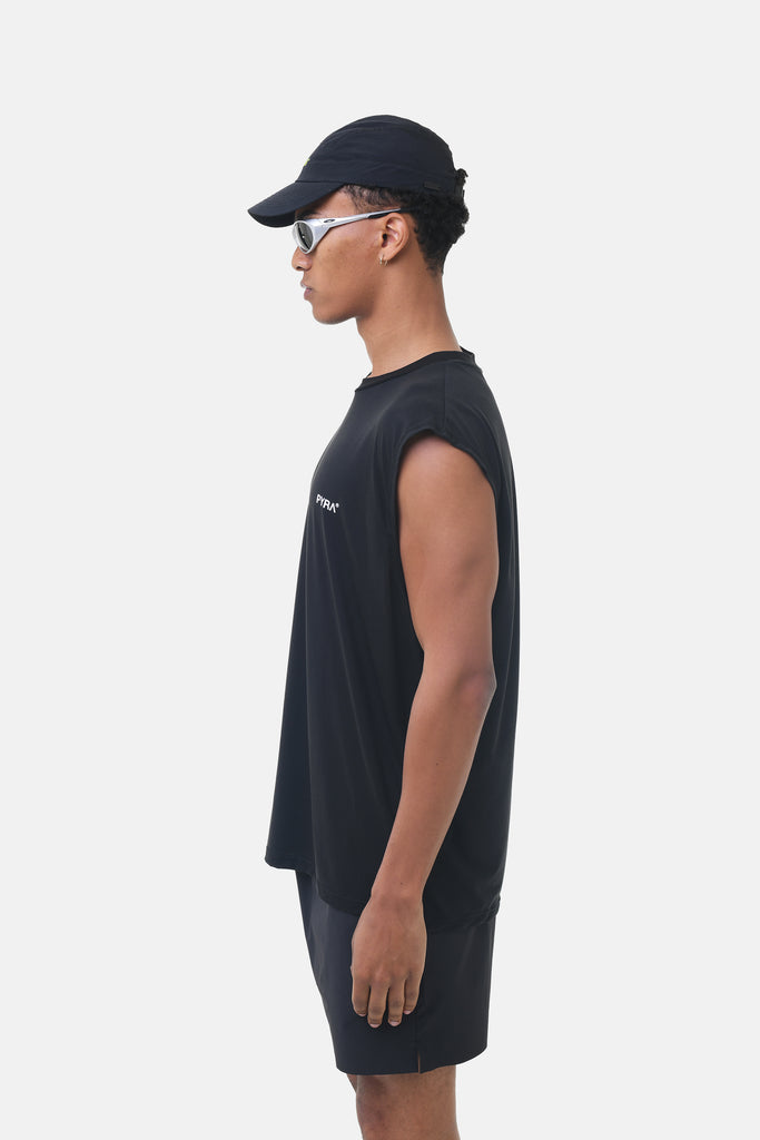 NERO OVERSIZED TANK- BLACK