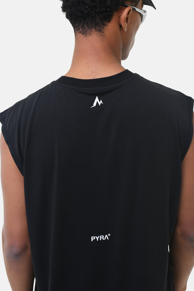 NERO OVERSIZED TANK- BLACK