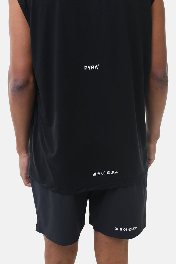 NERO OVERSIZED TANK- BLACK