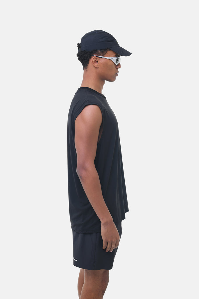 NERO OVERSIZED TANK- BLACK