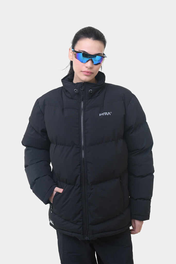 PYRA Padded Puffa Jacket Black