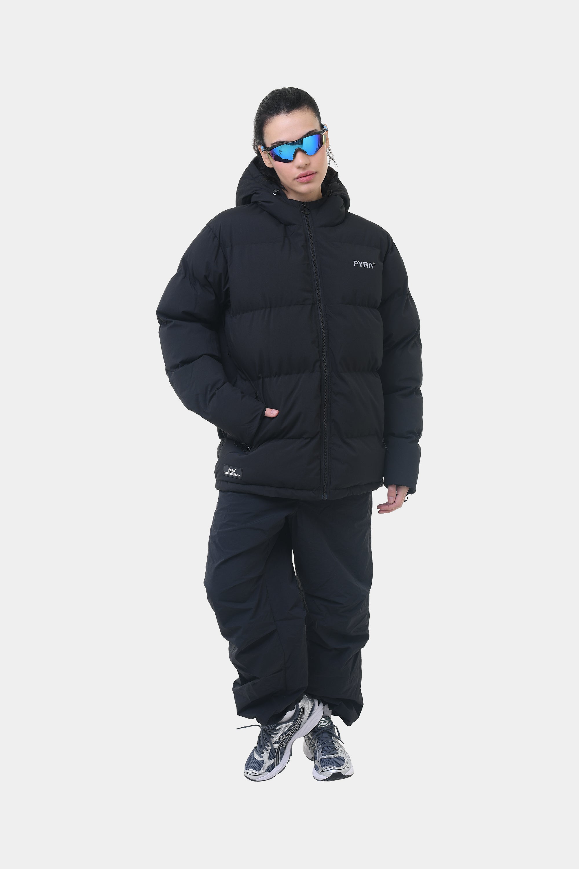 PYRA Alpine Puffa Jacket Black