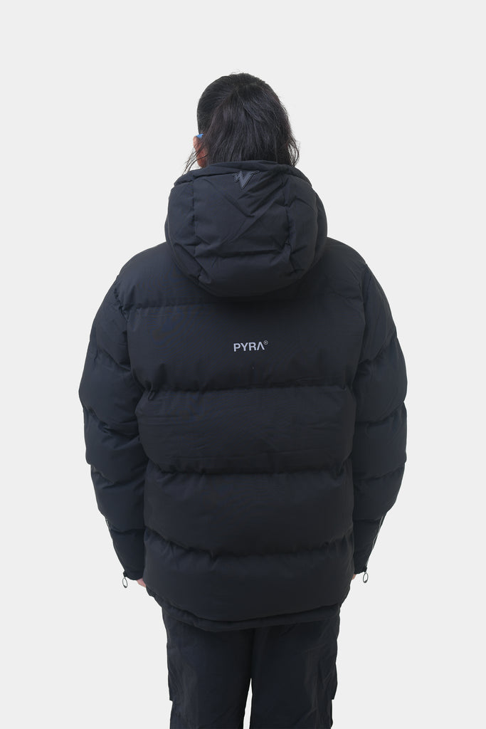 PYRA Alpine Puffa Jacket Black