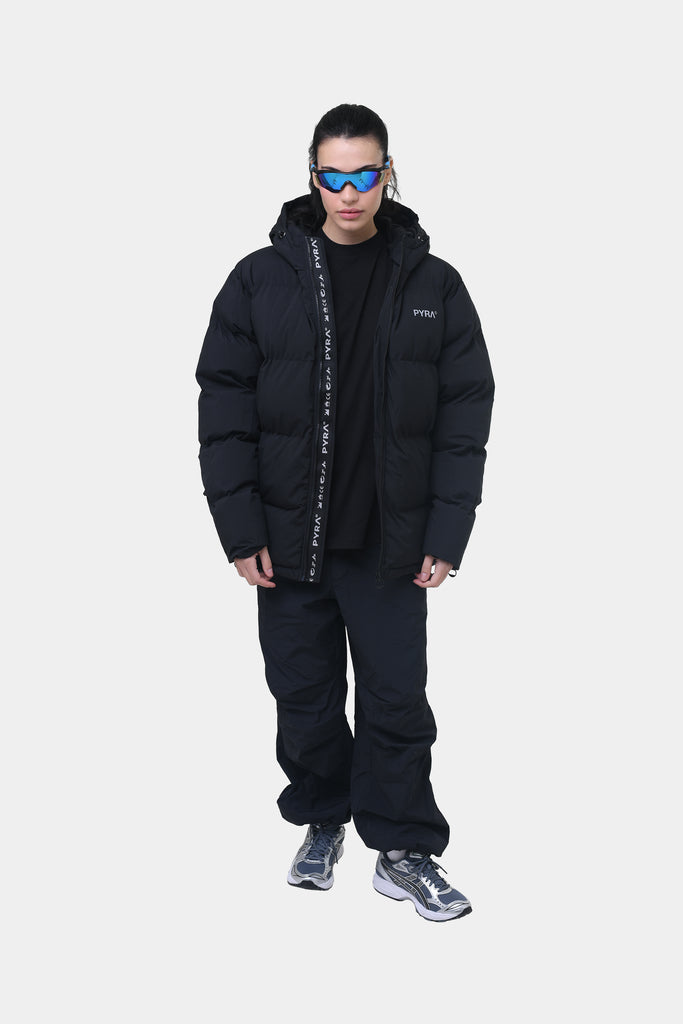 PYRA Alpine Puffa Jacket Black