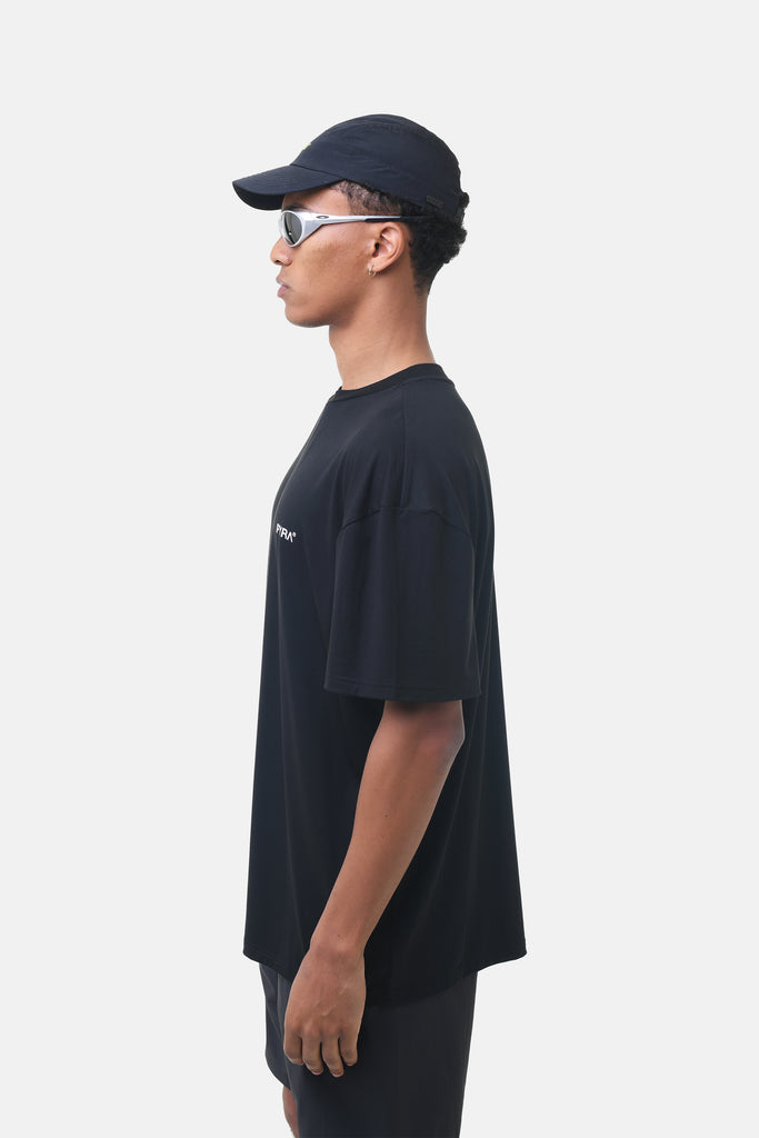 NERO REP OVERSIZED TEE - BLACK