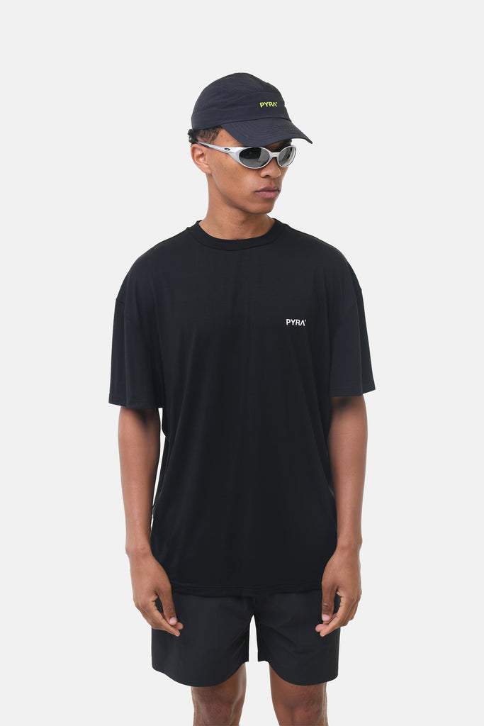 NERO REP OVERSIZED TEE - BLACK