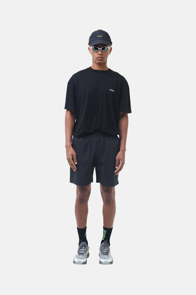 NERO REP OVERSIZED TEE - BLACK