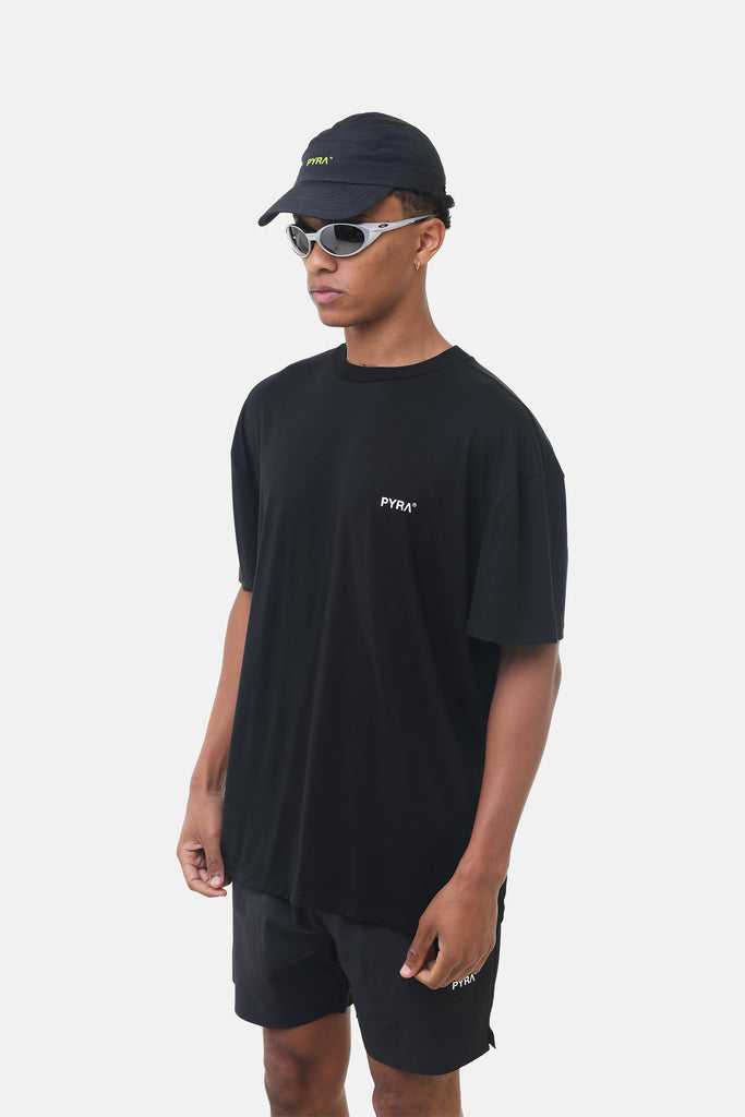 NERO REP OVERSIZED TEE - BLACK