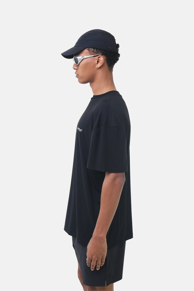 NERO REP OVERSIZED TEE - BLACK