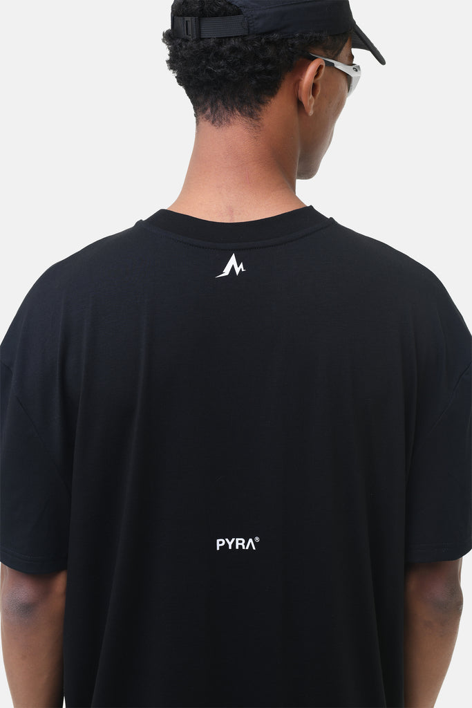 NERO REP OVERSIZED TEE - BLACK