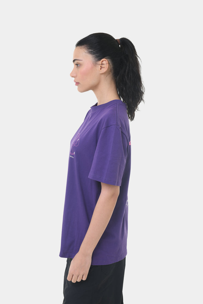 ESSENCE TEE- DEEP PURPLE