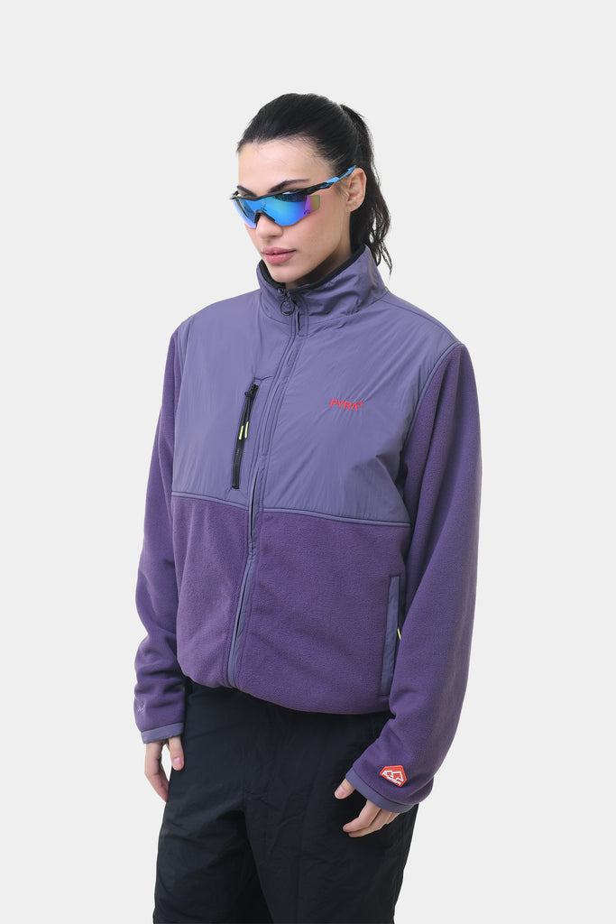 POLARTEC ZIP JACKET - PURPLE