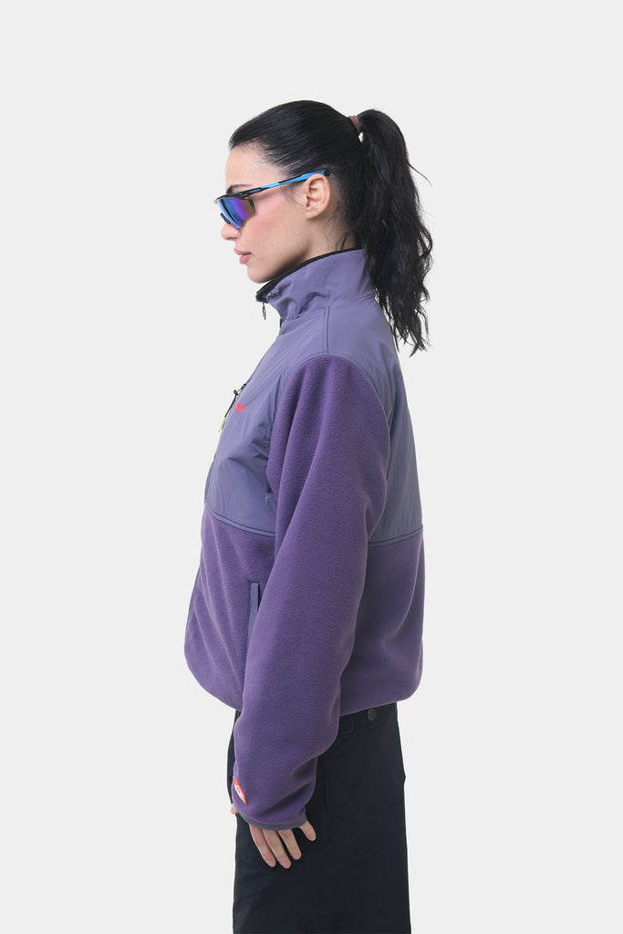 POLARTEC ZIP JACKET - PURPLE