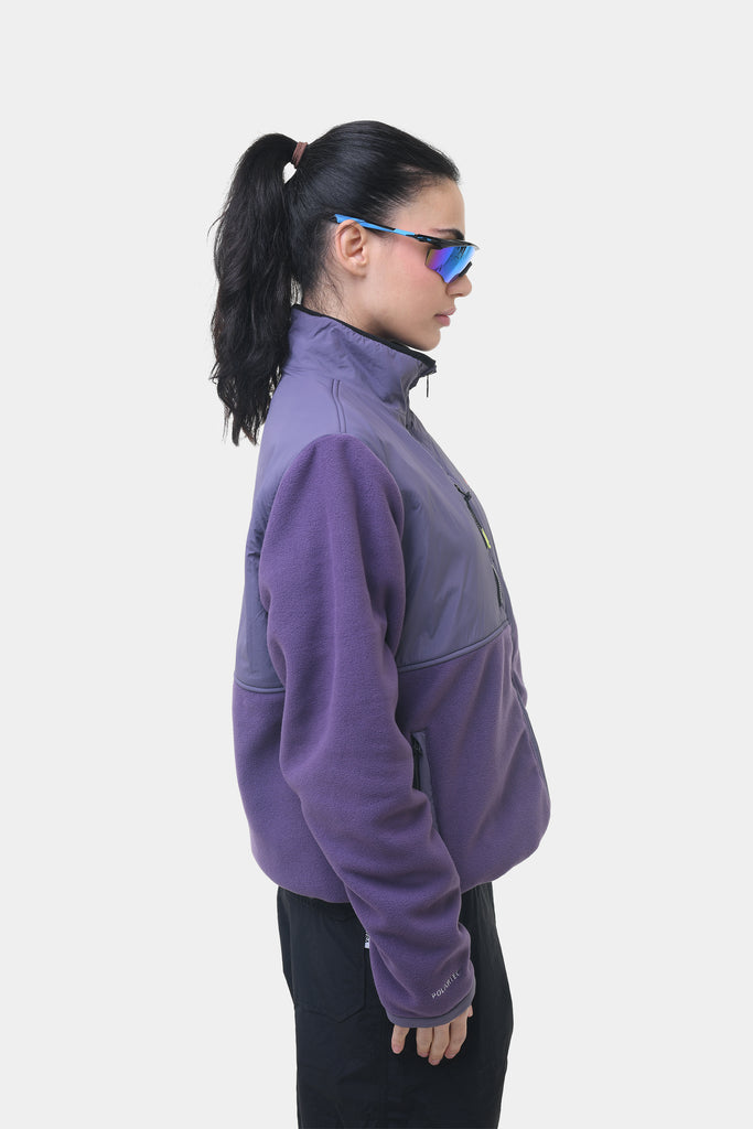 POLARTEC ZIP JACKET - PURPLE