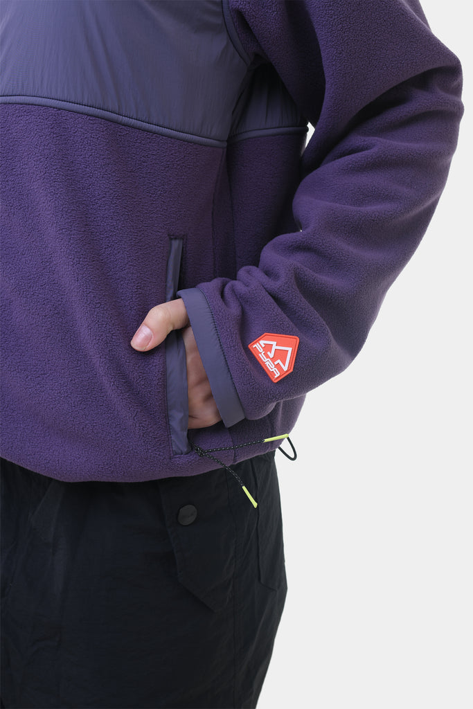 POLARTEC ZIP JACKET - PURPLE