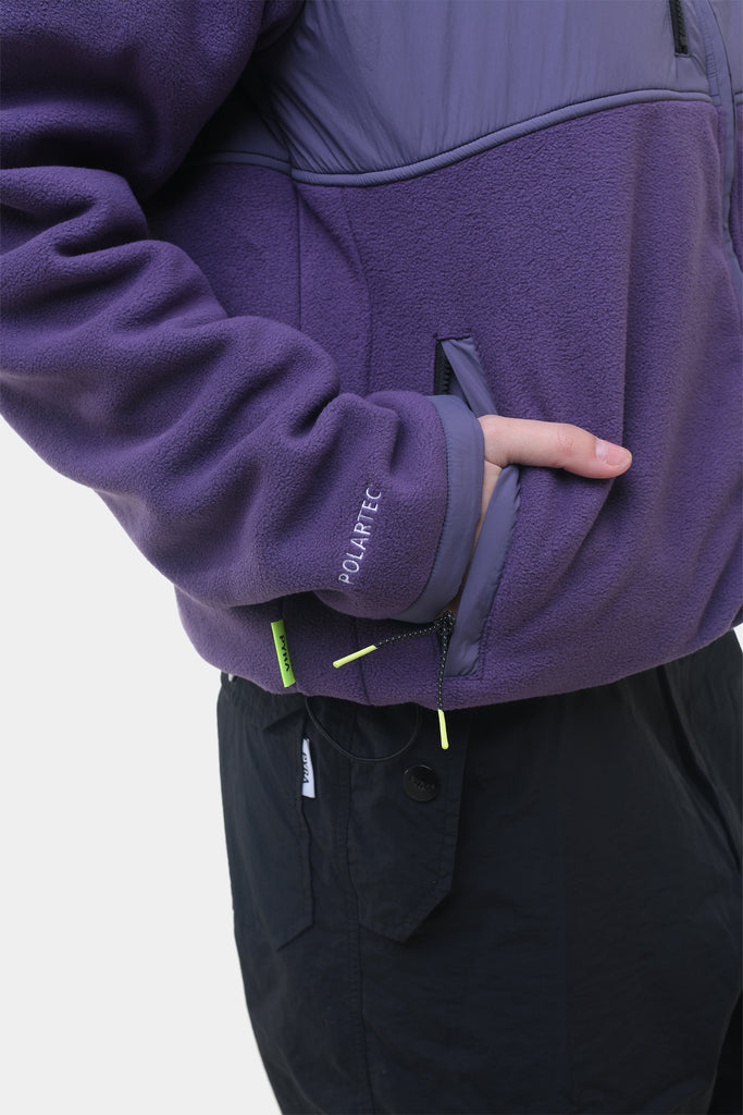 POLARTEC ZIP JACKET - PURPLE