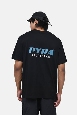 ALL TERRAIN TEE - BLACK / TEAL